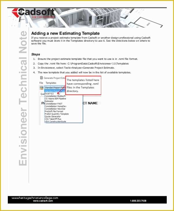 Free Project Estimate Template Of 8 Project Estimate Templates Free Sample Example