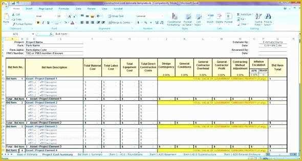 Free Project Estimate Template Of It Project Cost Estimation Template – Klonowski