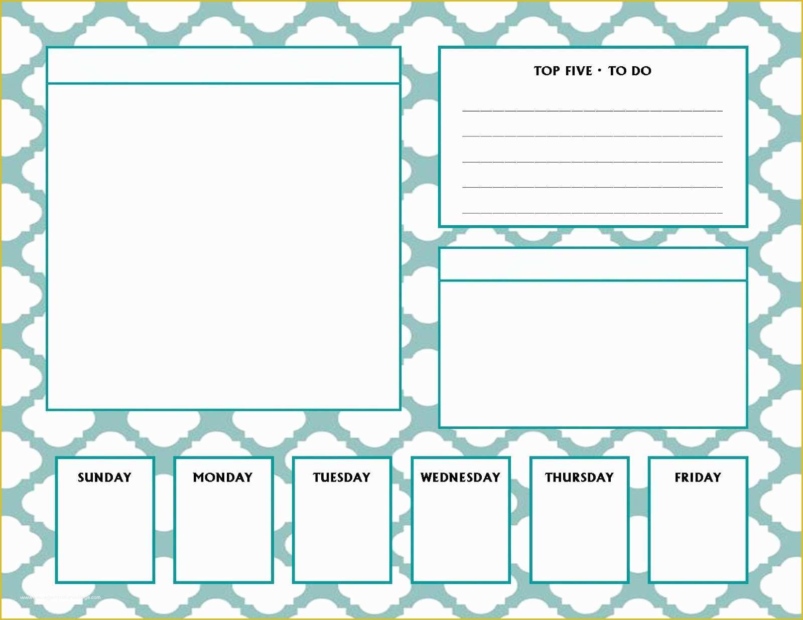 Free Project Life Templates Of 5 Best Of Printable Project Planner Pages