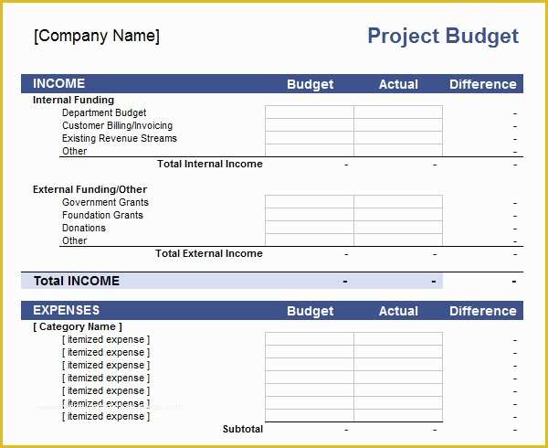 Free Project Management Templates Excel 2016 Of Excel Project Bud Tracking Template Example Of A