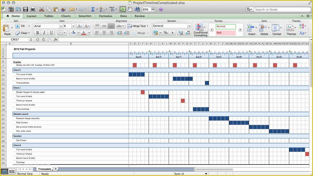 Free Project Management Templates Excel 2016 Of Excel Template Project Timeline
