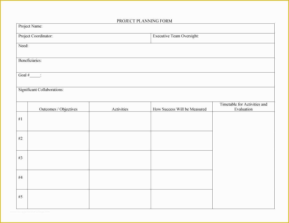 Free Project Management Templates Of 48 Professional Project Plan Templates [excel Word Pdf