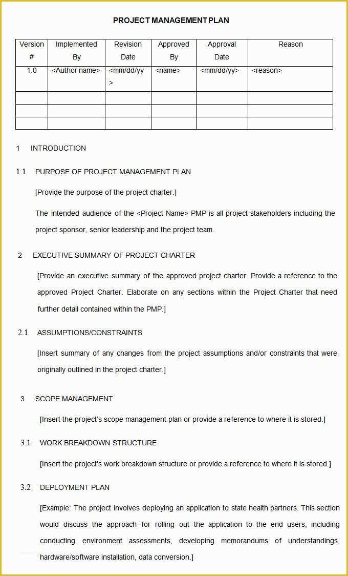 Free Project Management Templates Of Project Management Templates 5 Free Word Pdf Documents