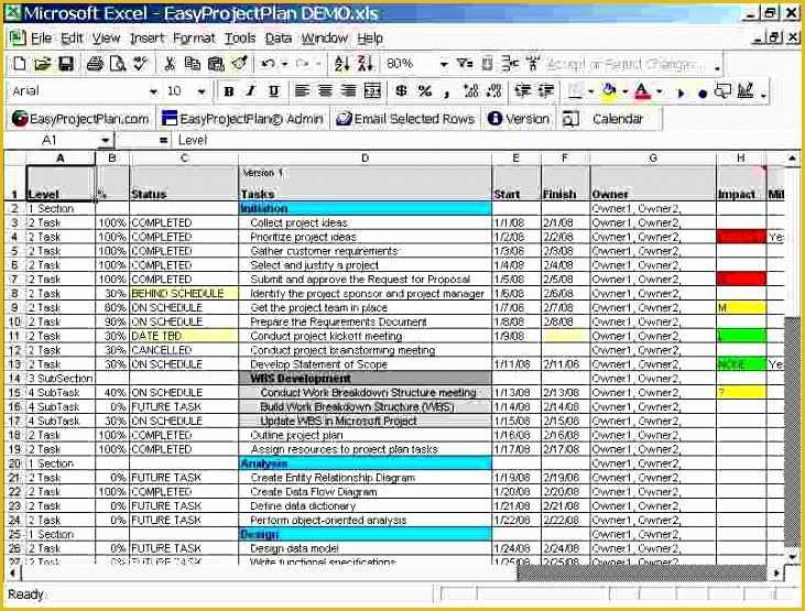 Free Project Plan Template Excel Of 14 Free Project Plan Template Excel Exceltemplates