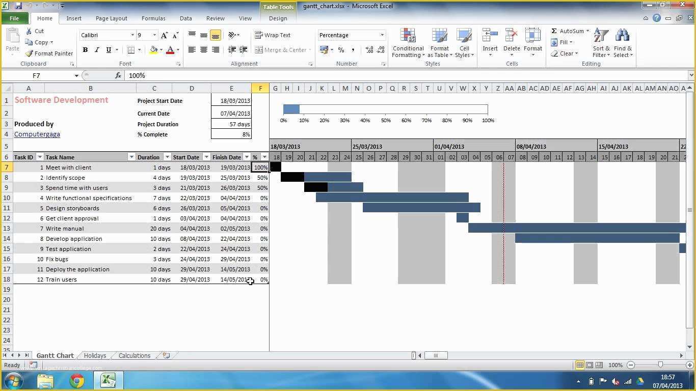 Free Project Plan Template Excel Of Project Plan Template Excel 2013