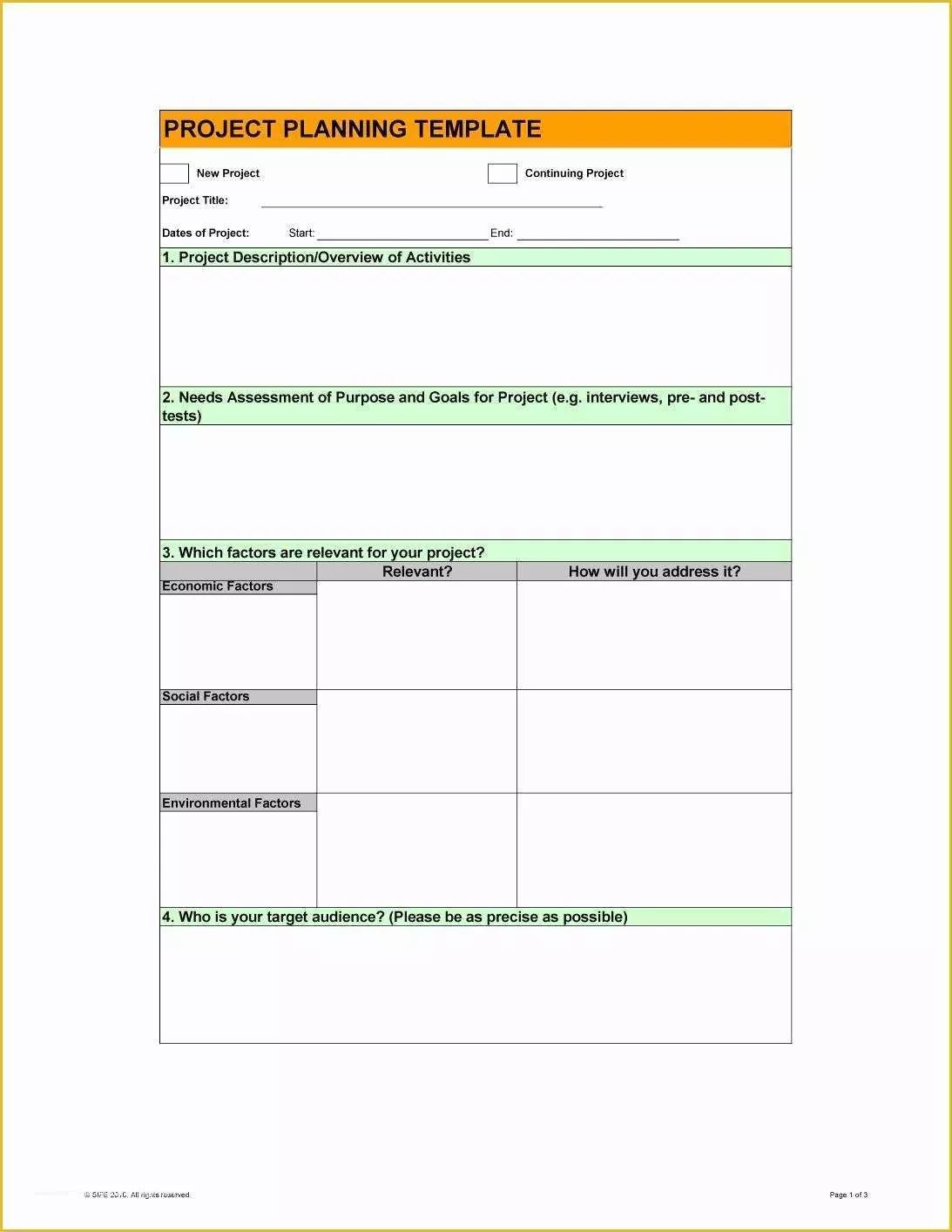 Free Project Plan Template Of 48 Professional Project Plan Templates [excel Word Pdf