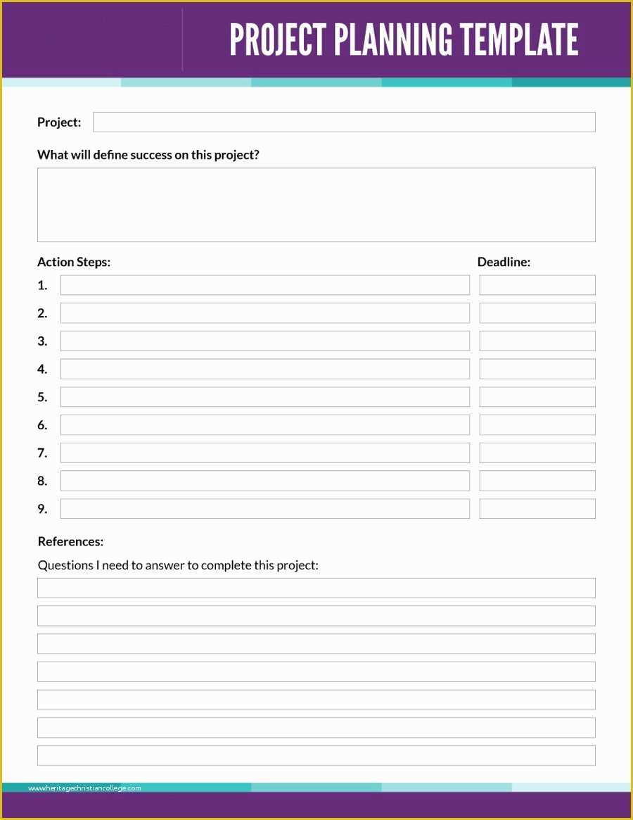 Free Project Plan Template Of 48 Professional Project Plan Templates [excel Word Pdf