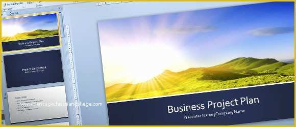 Free Project Plan Template Powerpoint Of Free Business Plan Template for Powerpoint 2013
