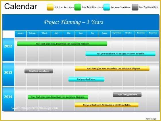 Free Project Plan Template Powerpoint Of Modele Planning Ppt Ccmr