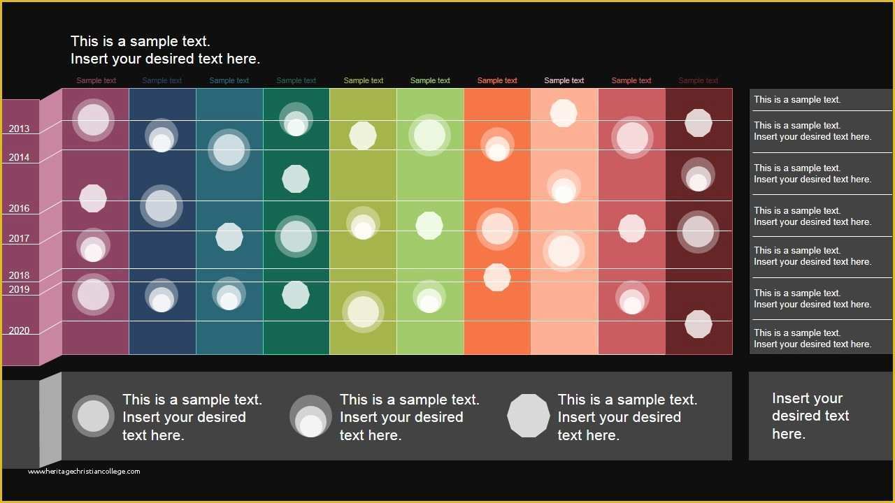 Free Project Plan Template Powerpoint Of Powerpoint Timeline Matrix Layout Slidemodel