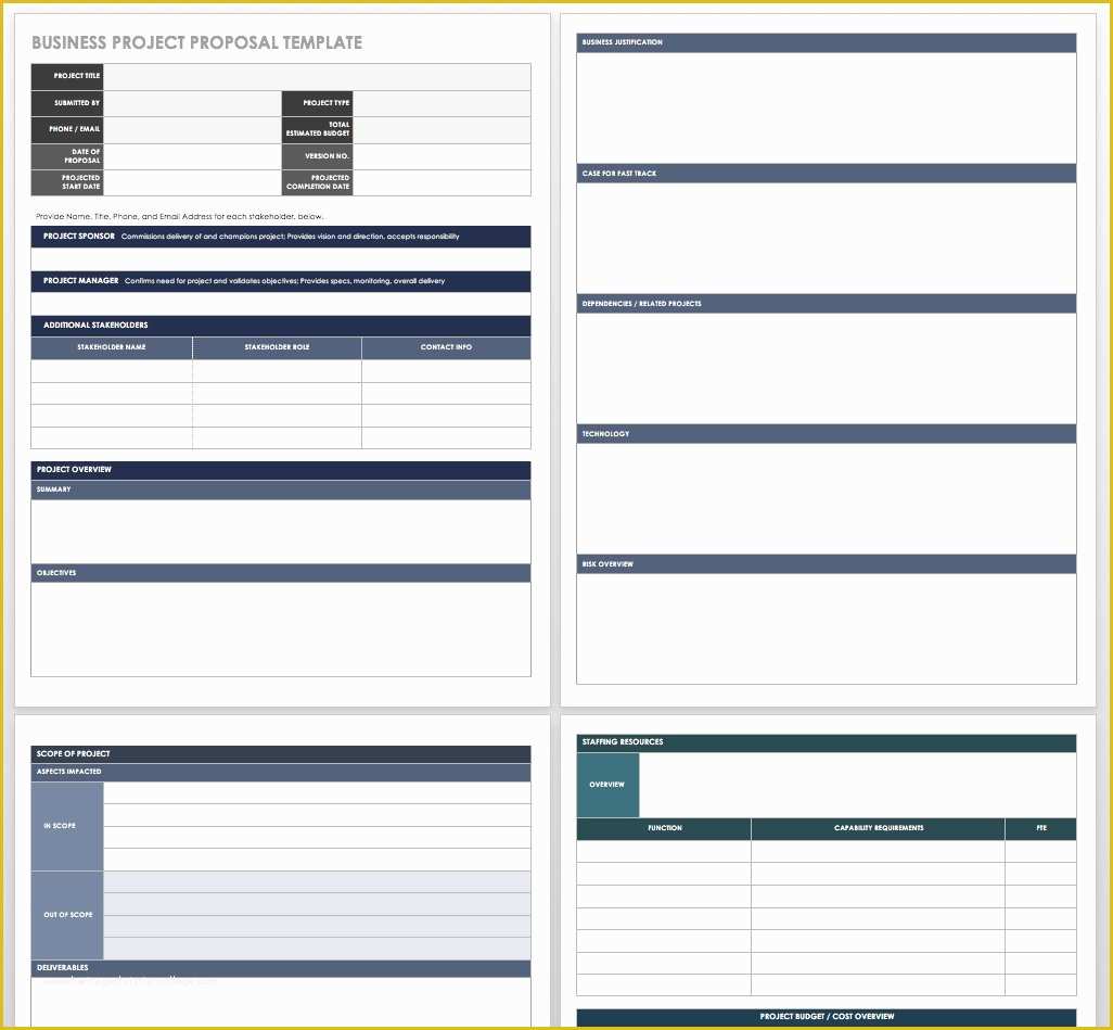 Free Project Proposal Templates for Word Of 17 Free Project Proposal Templates