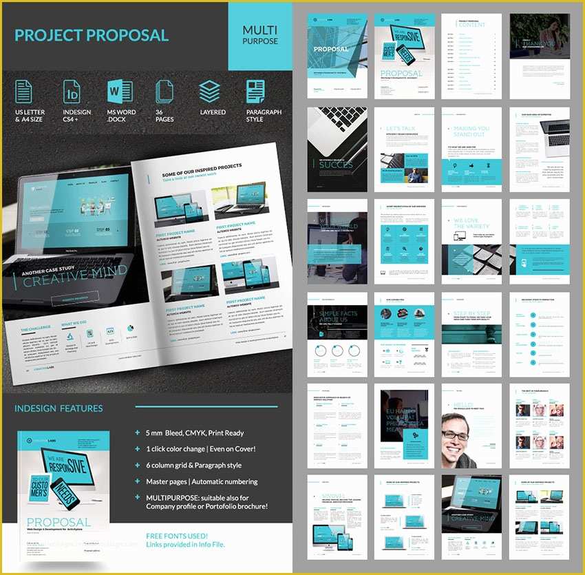 Free Project Proposal Templates for Word Of 20 Best Business Proposal Templates Ideas for New Client