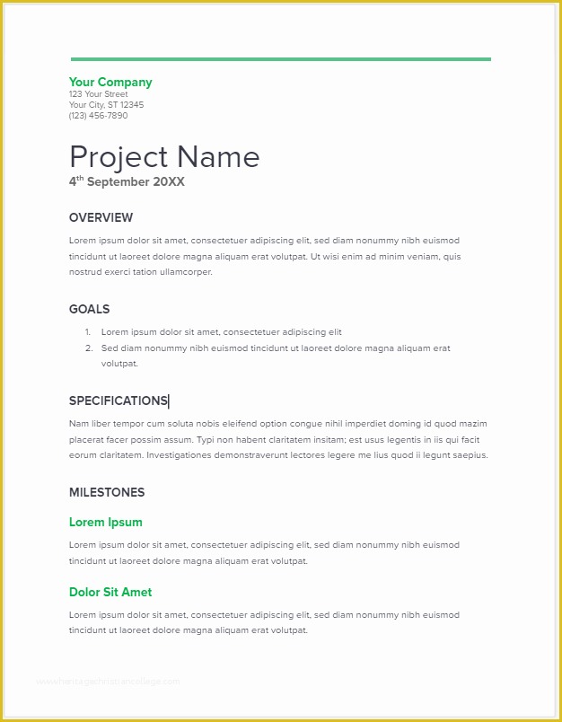 Free Project Proposal Templates for Word Of 20 Free Project Proposal Template Ms Word Pdf Docx