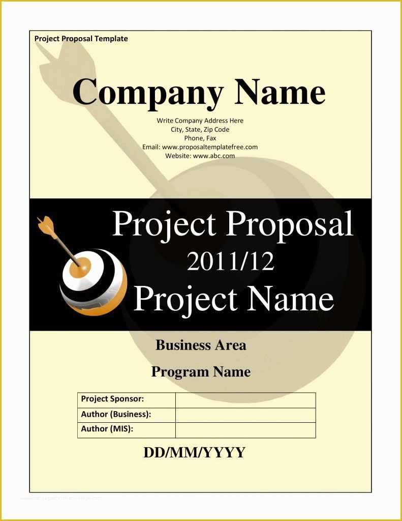 Free Project Proposal Templates for Word Of 20 Free Project Proposal Template Ms Word Pdf Docx