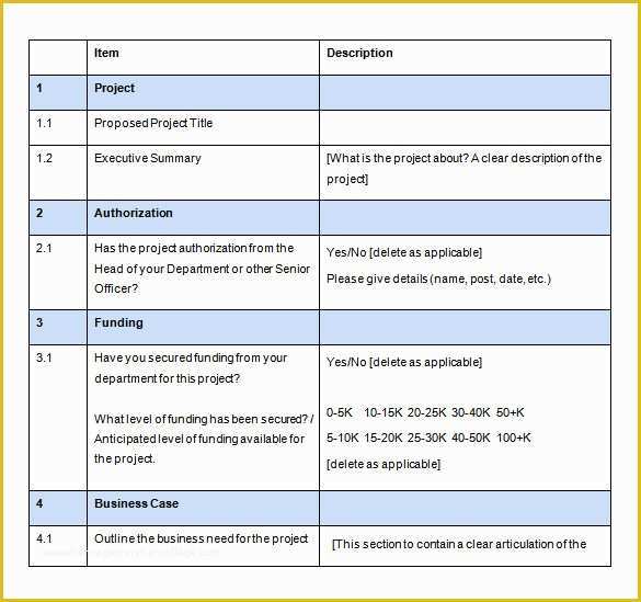 Free Project Proposal Templates for Word Of 46 Project Proposal Templates Doc Pdf