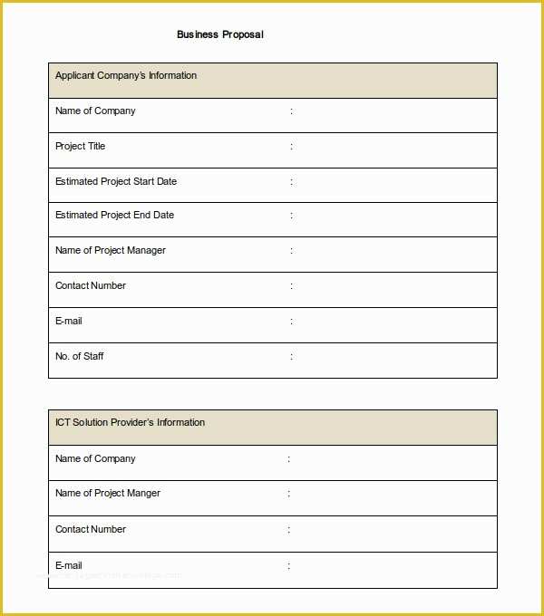 Free Project Proposal Templates for Word Of Blank Proposal Template Word Templates Resume Examples