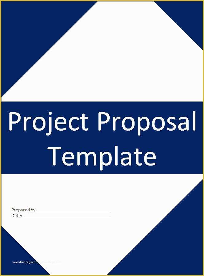 Free Project Proposal Templates for Word Of Free Project Proposal Template