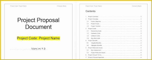 Free Project Proposal Templates for Word Of Project Proposal Template Free Project Management Templates