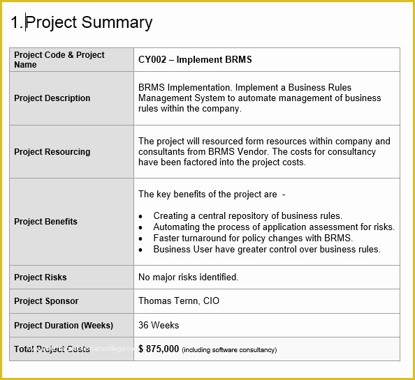 Free Project Proposal Templates for Word Of Project Proposal Template Free Project Management Templates