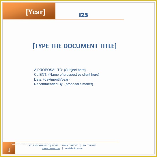 Free Project Proposal Templates for Word Of Proposal Templates Archives Microsoft Word Templates