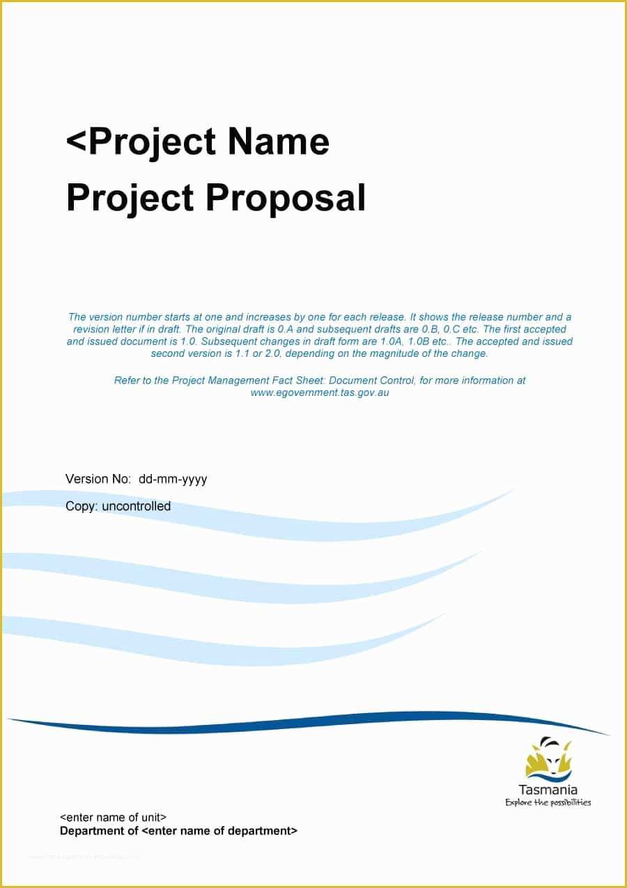 Free Project Templates Of 43 Professional Project Proposal Templates Template Lab
