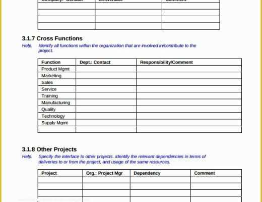 Free Project Templates Of 6 Sample Project Sheet Templates for Free Download