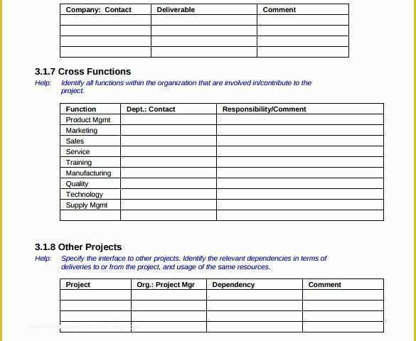 Free Project Templates Of 6 Sample Project Sheet Templates for Free Download