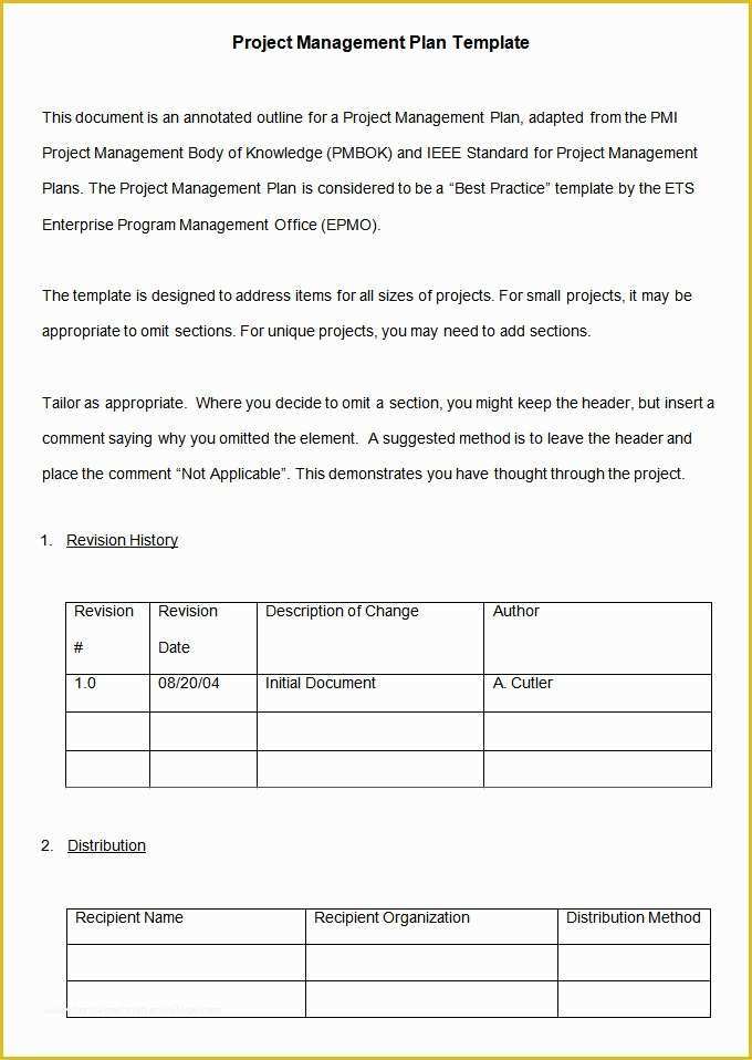 Free Project Templates Of Project Management Templates 5 Free Word Pdf Documents