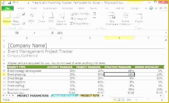 Free Project Tracking Template Of Excel Project Tracker Template Project Management Template