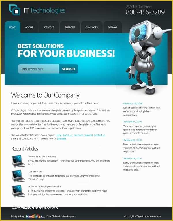 Free Project Website Templates Of Start Your Project with top Notch Free It Website Template