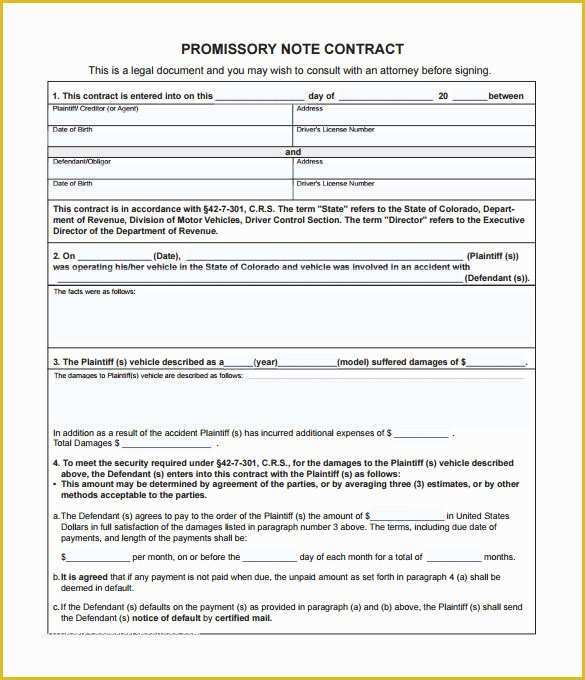 Free Promissory Note Template for A Vehicle Of 35 Promissory Note Templates Doc Pdf