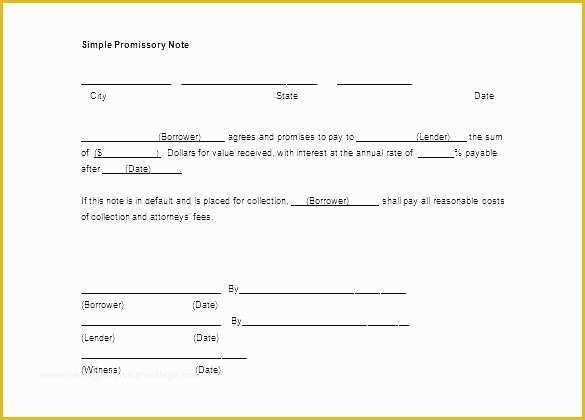 Free Promissory Note Template for A Vehicle Of Auto Promissory Note Template Promissory Note format