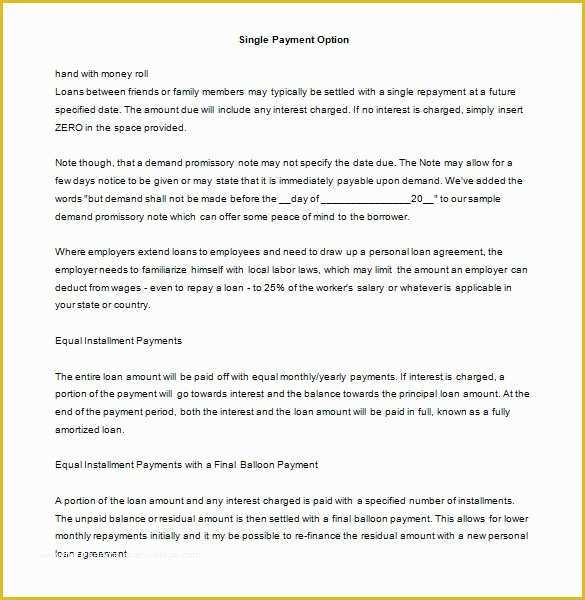 Free Promissory Note Template for Personal Loan Of 35 Promissory Note Templates Doc Pdf