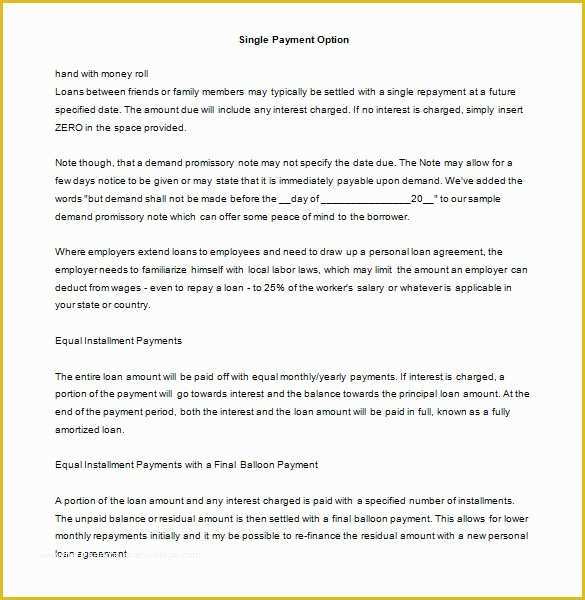 Free Promissory Note Template for Personal Loan Of 35 Promissory Note Templates Doc Pdf
