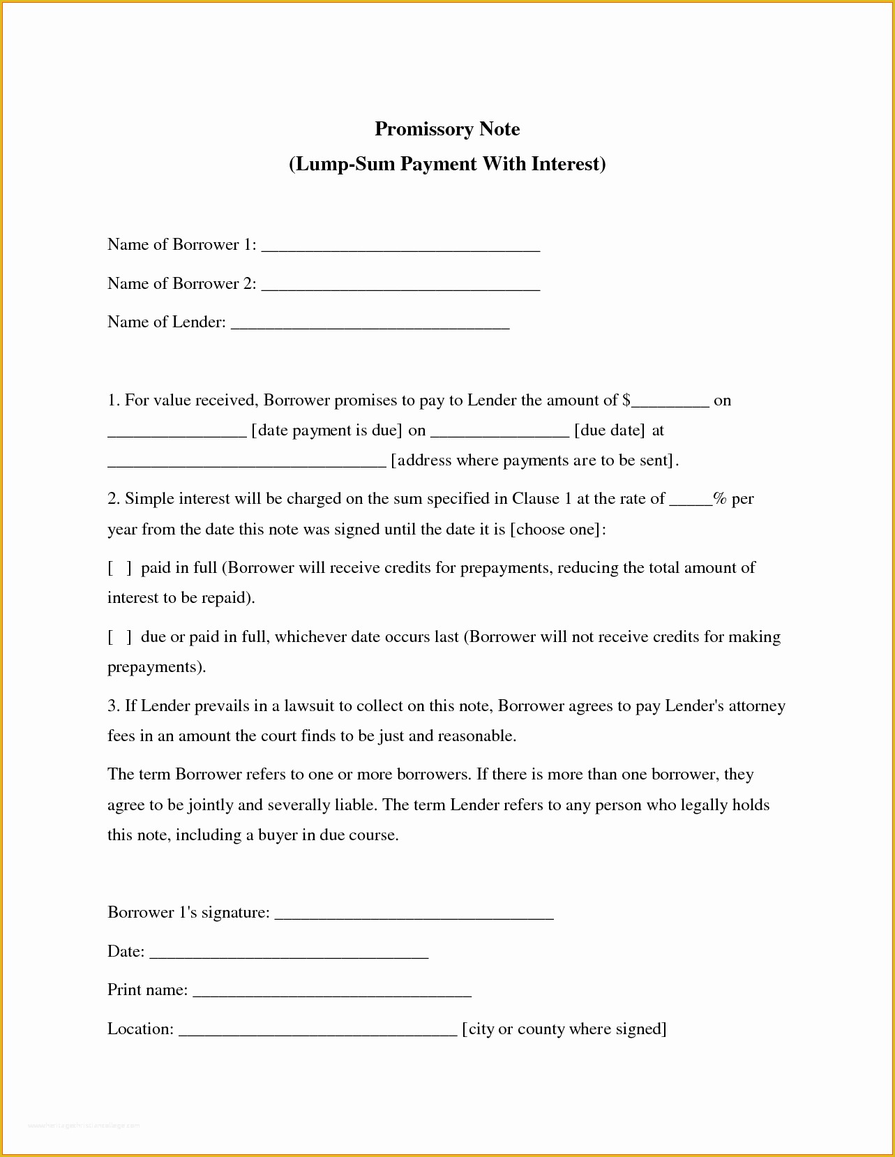 Free Promissory Note Template for Personal Loan Of Beaufiful Free Promissory Note Template for Personal