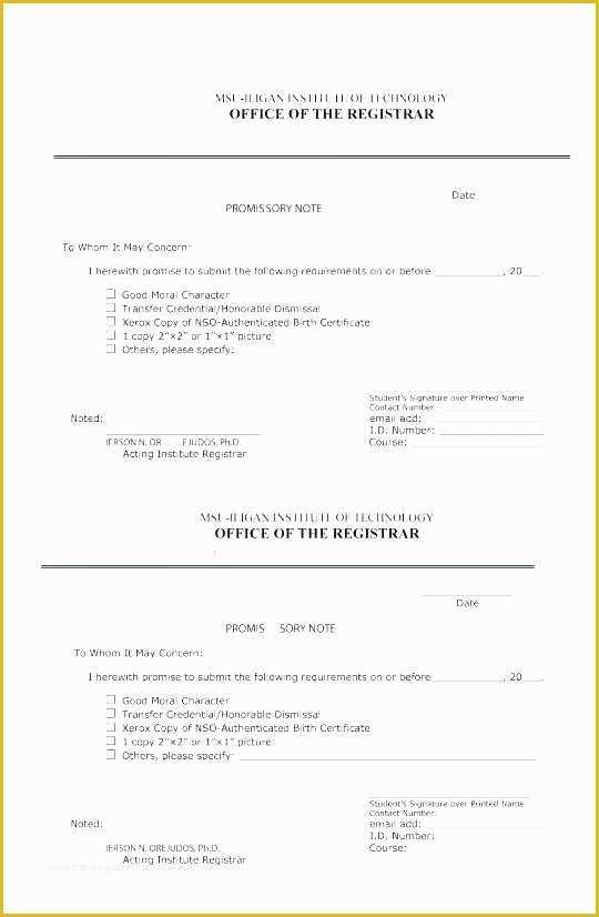 Free Promissory Note Template for Personal Loan Of Free Promissory Note Template for Personal Loan Printable