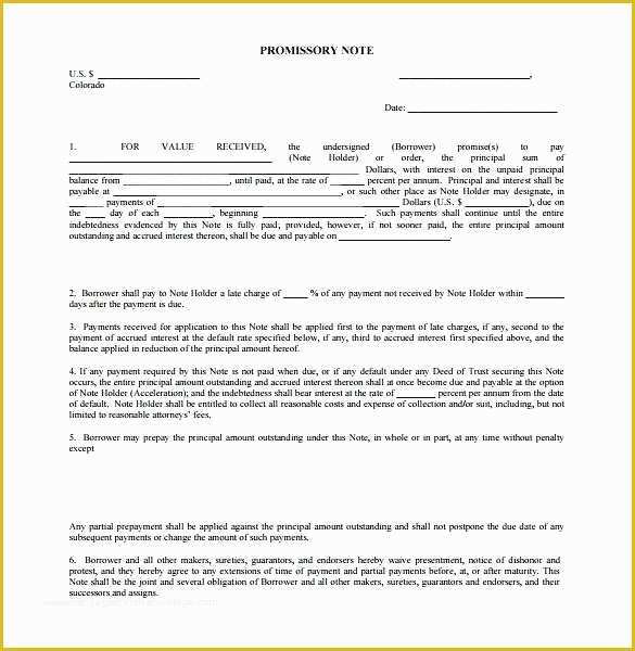 Free Promissory Note Template Georgia Of Free Promissory Note Templates Free Promissory Free