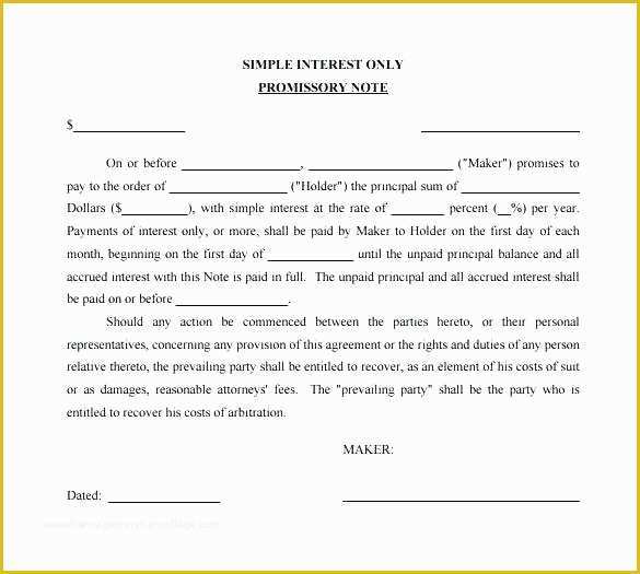 Free Promissory Note Template Georgia Of Promissory Agreement Template – Mistblowerfo