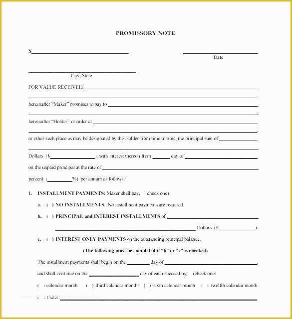 Free Promissory Note Template Illinois Of Simple Promissory Note Free Simple Promissory Note