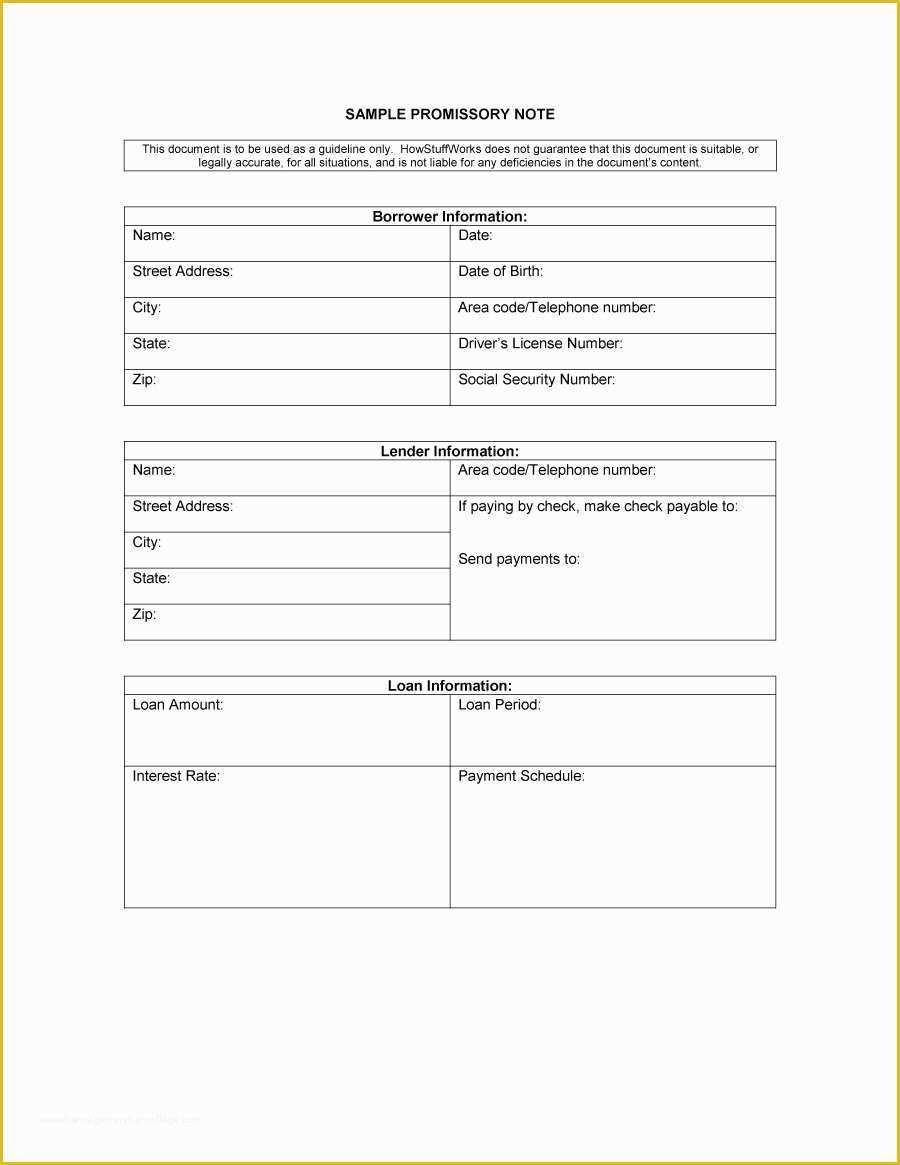 Free Promissory Note Template Of 45 Free Promissory Note Templates & forms [word & Pdf