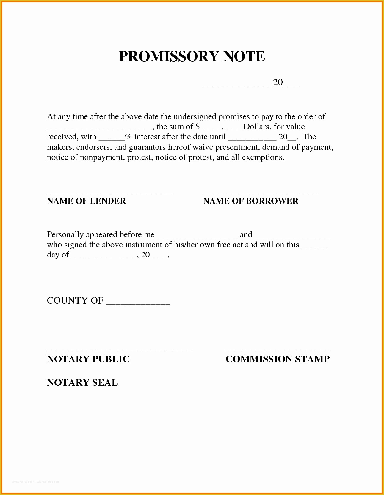 free-printable-promissory-note-template