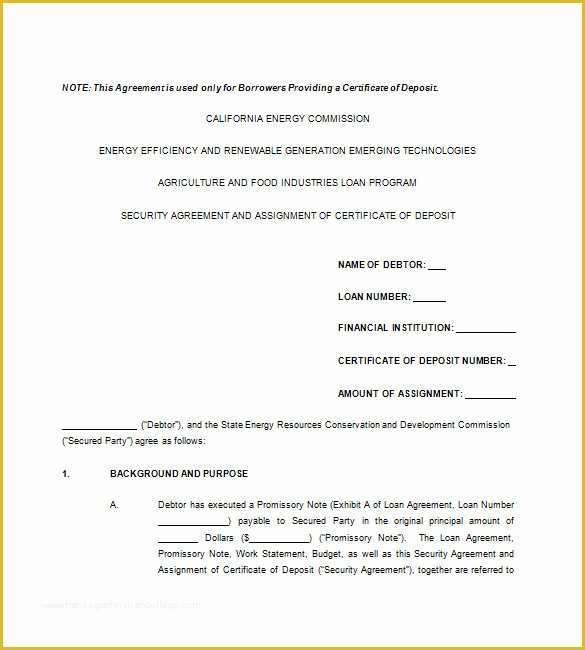 Free Promissory Note with Collateral Template Of 7 Secured Promissory Note Free Sample Example format