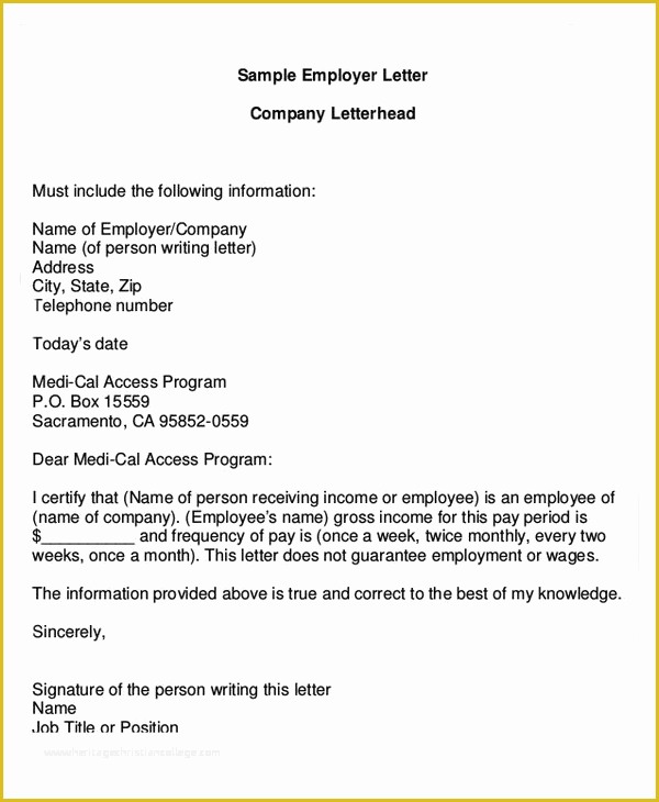 Free Proof Of Income Letter Template Of 20 Free Proof In E Letter Templates Word Pdf Samples