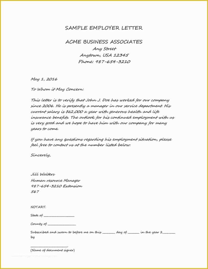 Free Proof Of Income Letter Template Of Employment Wage Verification Letter Sample Loss Employee