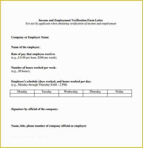 Free Proof Of Income Letter Template Of Proof Of In E Letter Template 7 Download Documents In