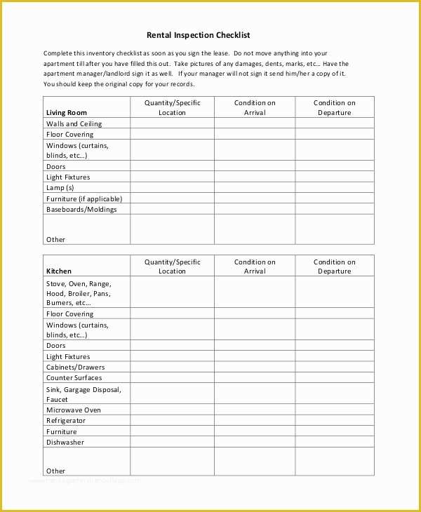 Free Property Inspection Checklist Templates Of Home Inspection Checklist 13 Free Word Pdf Documents