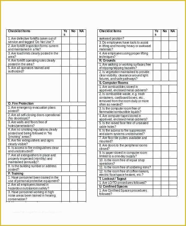 Free Property Inspection Checklist Templates Of Home Inspection Checklist Template Free