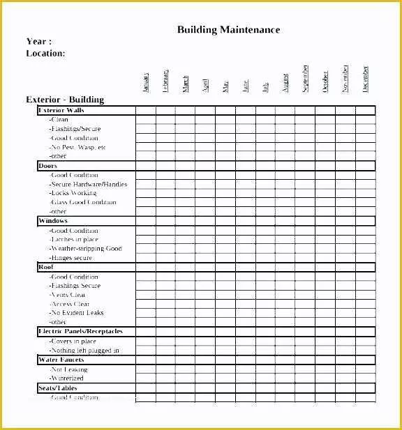 Free Property Inspection Checklist Templates Of Home Inspection Checklist Template – Inntegra