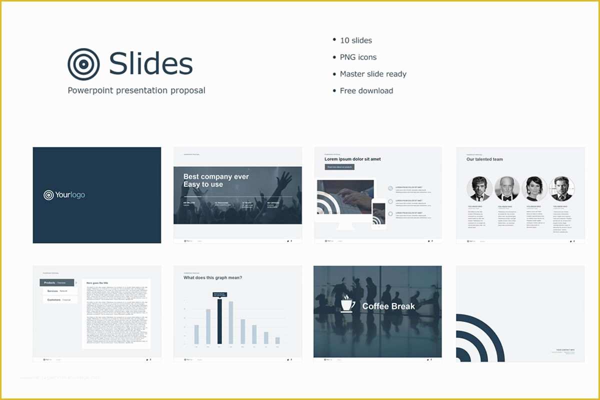 Free Proposal Presentation Template Of 10 Free Slide Powerpoint Presentation Proposal — Creativetacos