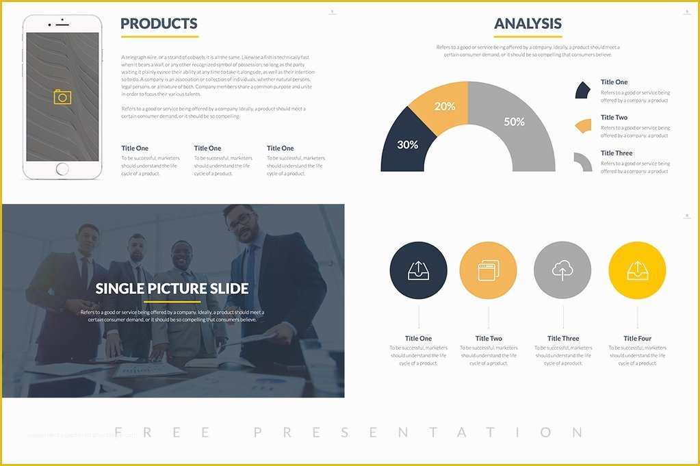 Free Proposal Presentation Template Of Burbank Free Business Proposal Presentation Template On